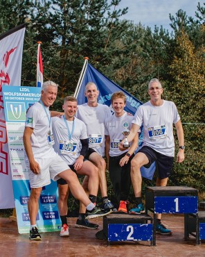 Websteen tijdens de deelname aan de Wolfskamerloop van 2022