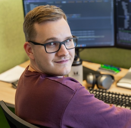 Djim aan het werk